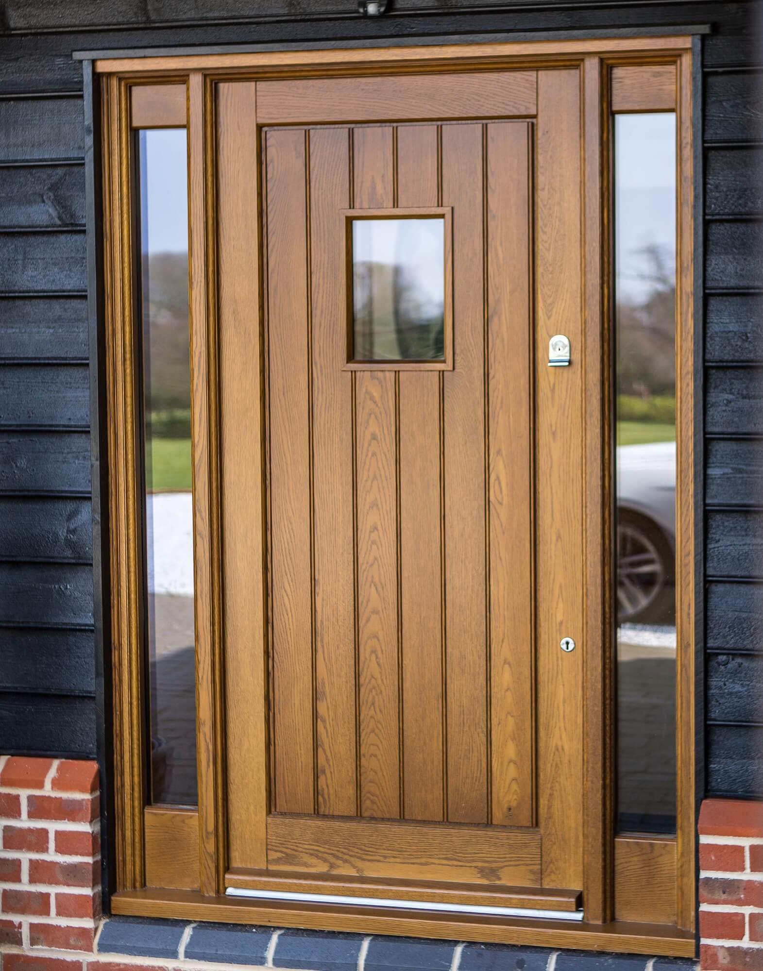 Oak timber front door